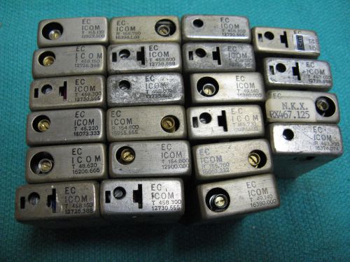 GE MASTR II ICOM channel elements EC  ICOMS 22 total used sold as is