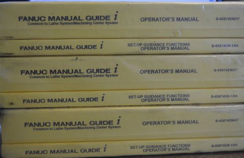 FANUC MANUAL GUIDE i Common to Lathe System/Machining Center B-63874EN/07 1/04