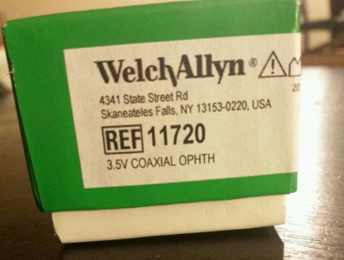 WELCH ALLYN 3.5V COAXIAL OPHTHALMOSCOPE 11720 NEW