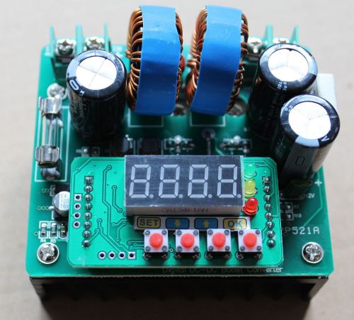 400W 10A 6~40V to 8~80V DC-DC Switching CNC Boost Converter Power Supply  Module