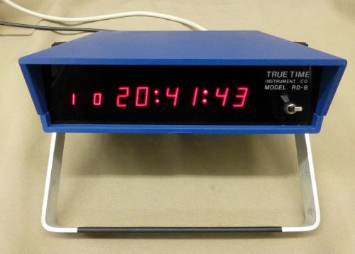 TRUETIME RD-B IRIG-B TIME TIMECODE DISPLAY CLOCK