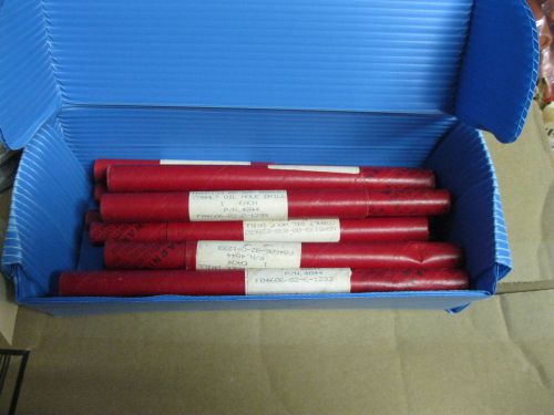 Lot of 14 Cobalt Oil Hole Drill Bits .4844 (31/64),  7&#034; blade length NEW In Box!