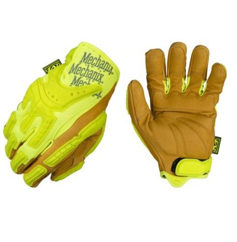 Mechanix Wear CG40-91-012 Men&#039;s Yellow Commercial Hi-Viz Heavy Duty Gloves - XXL