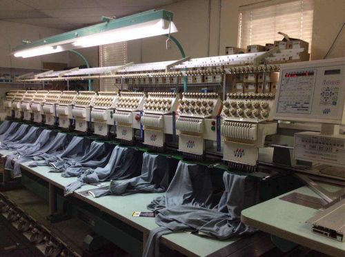 12 head 1998 Tajima TME-DC1212 Embroidery Machine