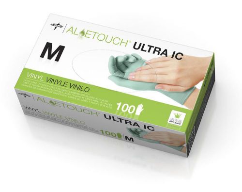 Aloetouch Ultra IC Powder-Free Latex-Free Synthetic Exam Gloves Medium BX/100