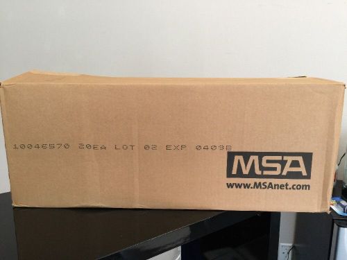 Msa cbrn cap1, millennium gas mask filters,20 filter case expiration date:04/09 for sale