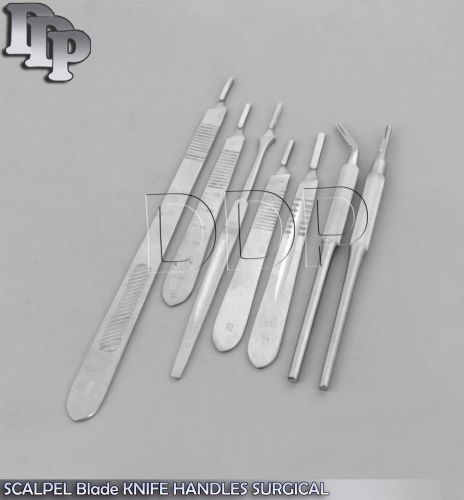 2 O.R GRADE ASSORTED SCALPEL KNIFE HANDLES SURGICAL VETERINARY INSTRUMENTS