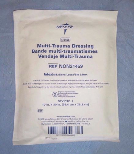 Medline sterile multi-trauma dressing 10&#039;&#039; x 30&#039;&#039; case of 44 pcs non21459 for sale