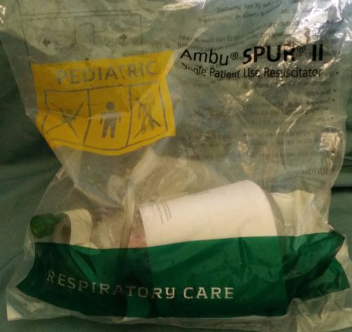 AMBU Spur II Pediatric Ref. 530213000 Single Patient Use Resuscitator