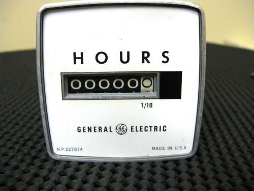 GE GENERAL ELECTRIC HOUR METER HIGH-QUALITY  ** 240VAC  60HZ **