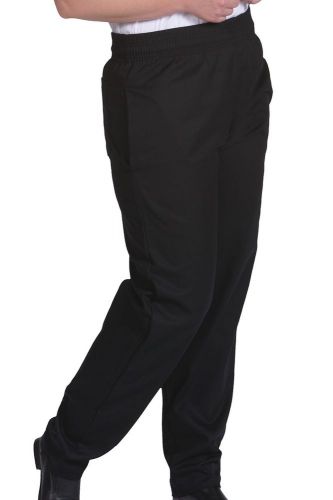 Edwards Garment Basic Baggy Chef Pants, Black or Chalk Stripe, 2000