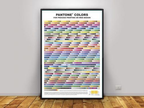 PANTONE COLORS GUIDE - POSTER XXL