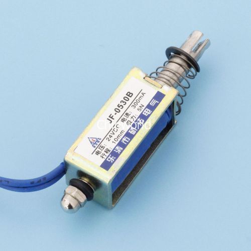 DC24V 300mA 5N/10mm Steady Pull-Push-Type Reset-Style Electromagnet