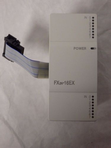 Mitsubishi fx2n-16ex-es/ul programmable controller extention block 24 vdc (d6) for sale