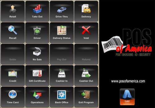 Aldelo software for restaurant bar pizza bakery pos 2 stations pro edition new for sale