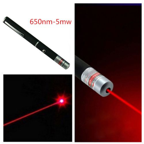 Powerful Laser Pointer Pen Visible Beam Light 5mW High Power 532nm Red New