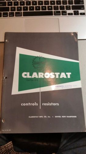 Vintage 1954 Clarostat Catalog Super Electronic Reference 