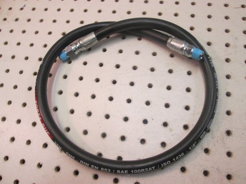 New 3 ft long 1/4 hose swivel for greenlee 767 pump 746 ram    #06302 for sale