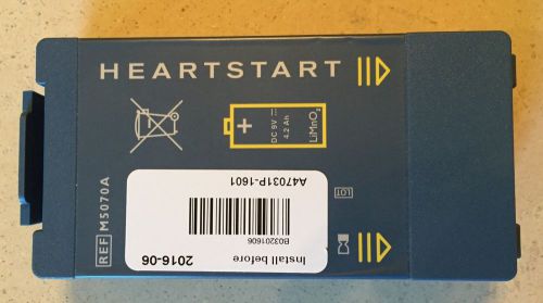 HEARTSTART Home OnSite or FRX AED defibrillator battery, M5070A EXPIRED 6/2016