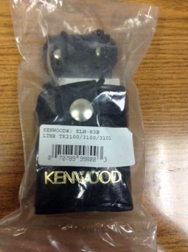 Kenwood KLH-83B leather case for TK2100/3100/3101 Free Talk XL &amp; Protalk Radios