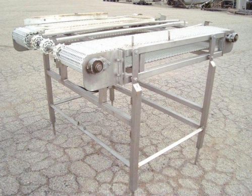 3 lane intralox belt conveyor system stainless steel for sale