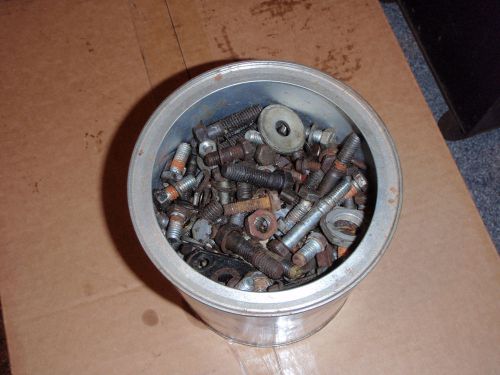 15 Pounds of Miscellaneous Bolts, Nuts, Washers, Etc. Most 5/16&#034; through 7/16&#034;