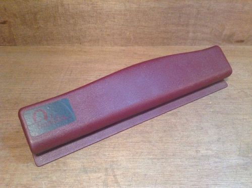 Vintage Maroon Franklin Hole Punch - Planner / Accounting Binder - 7 Hole