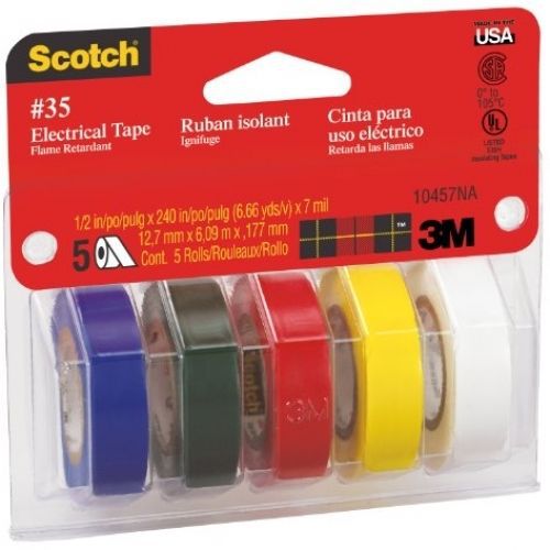 3M Scotch #35 Electrical Tape Value Pack (10457NA)