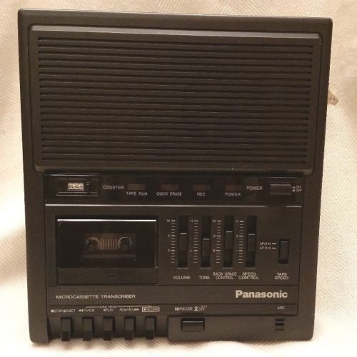 Panasonic RR-930 Microcassette Transcriber Office Dictation Machine ~ No Pedal