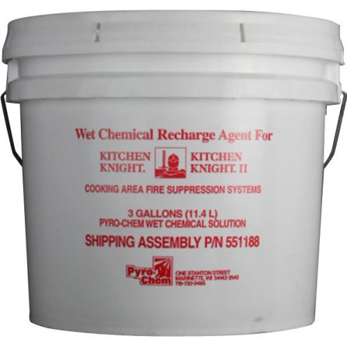 PYRO CHEM #551188 (Wet Chemical Solution) Kitchen Knight II Fire Suppression