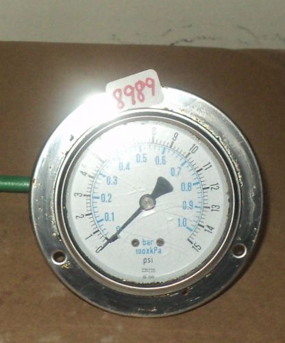 used Bar 100 xkPa psi pressure gauge