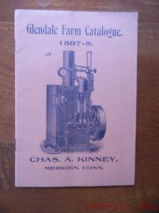 1897 Clark &amp; Howard Safety Steam Engine Glendale Farm Catalog Mexico New York VG
