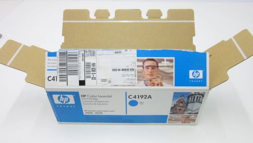 Genuine HP C4192A Color Laser Jet Toner Cartridge Sealed in Opened Box