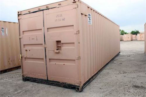 30&#039; Steel Shipping Storage Container Double Swing Out Doors Unit 188