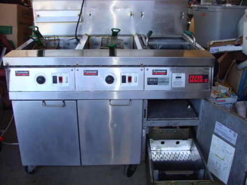 FRYMASTER FM245ESD Combo Gas Fryers With Filter System Filter Magic II