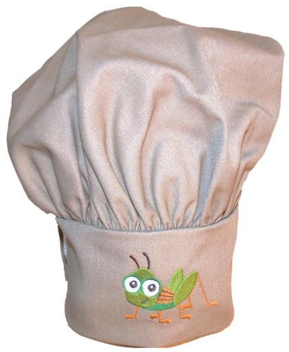 Grasshopper Chef Hat Happy Jumping Bug Cricket Insect Monogram Get Khaki Now!