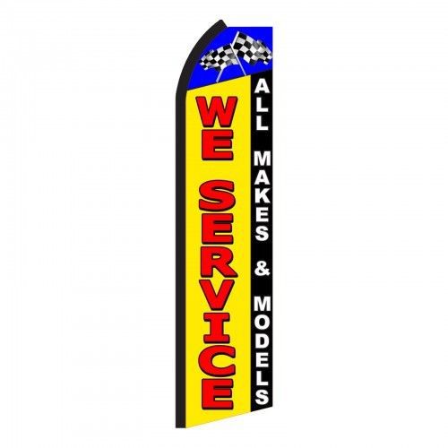 We service all makes models flag swooper feather banner 15&#039; kit made usa (1) for sale