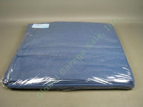5 Square 71&#034; Blue Denim Wedding Party Catering Event Tablecloth Linens Lot Set