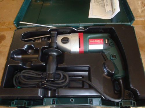 METABO SBE750 1/2&#034; HAMMER DRILL W/ CASE-