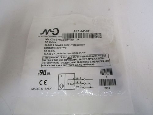 AUTOMATION DIRECT INDUCTIVE PROXIMITY SWITCH AE1-AP-3F *NEW IN FACTORY BAG*