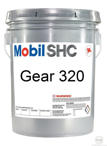 Mobilgear shc 320 synthetic gear oil, mobilgear shc 320, 5 gal mobil for sale