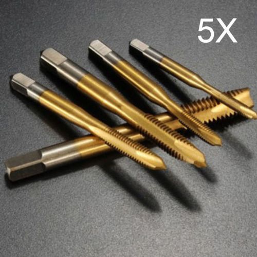 5x hss spiral point tap m3-m8 straight flute metric titanium machine screw tools for sale