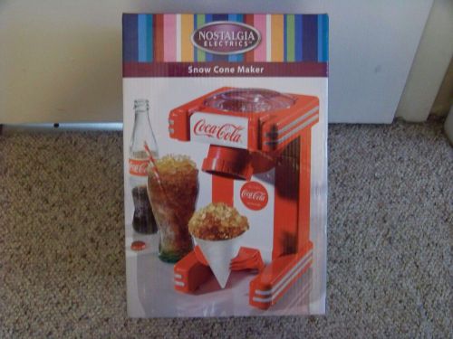Snow Cone Maker, Nostalgia Electrics, Coca-Cola Advertising