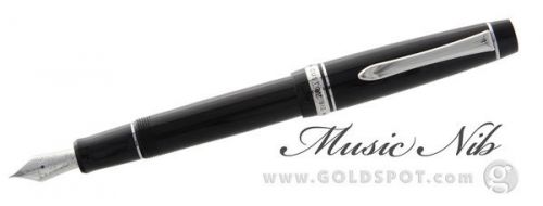 Pilot Custom 912 Black w/ Rhodium Accents Music Nib Fountain Pen