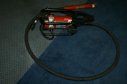 Vibco ace concrete vibrator made in the usa 115v-50/60hz ac/dc 17 amps w/cable for sale