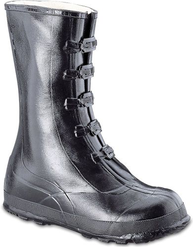 Honeywell Safety A351-10 Servus Rubber Hi Overshoe with 5-Buckle Size-10 Black