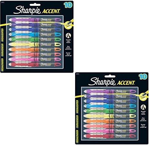 Sanford - Accent Liquid Pen Style Highlighter-10 Count, SAN24415PP, (2 PACK)