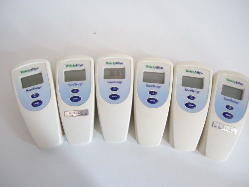 LOT OF 6 Welch Allyn SureTemp 678 Thermometer