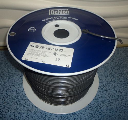New in box belden 9534 4 conductor 24awg shielded cable 1,000 ft rolls for sale
