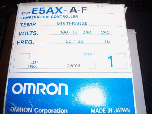 New Omron Temperature Controller E5AX-A-F